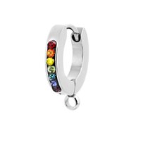 Mono orecchino Marlù Basi in Acciaio Cristallo 2OR0054-RGB - 2OR0054-RGB